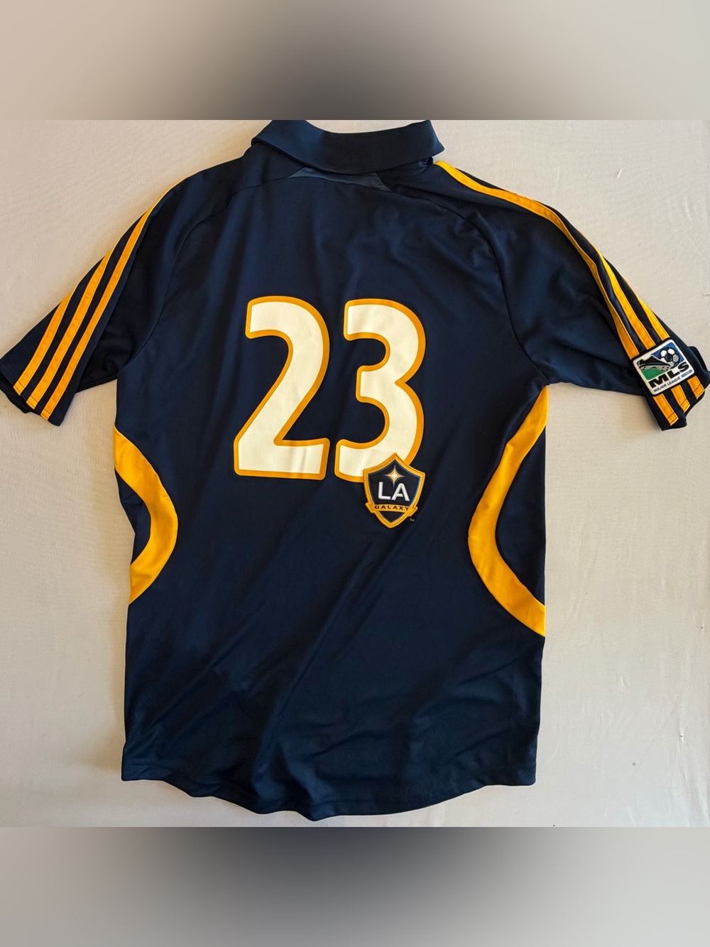 Vintage 2007 Adidas LA Galaxy MLS Soccer Jersey #23 Men’s L Beckham Era